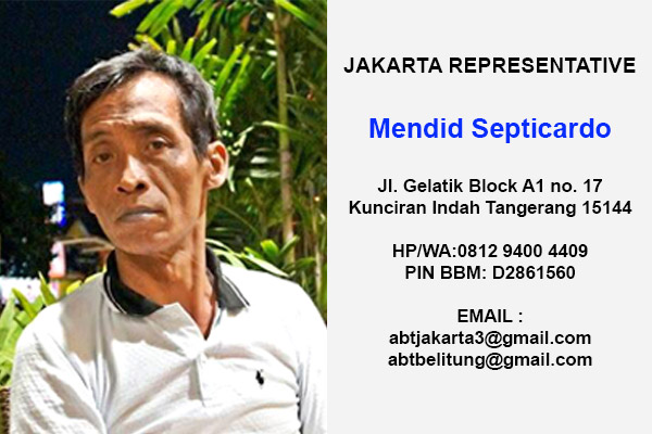 Contact Asia Budget Tours JAKARTA: Mendid Septicardo Jl. Gelatik Block A1 no. 17 Kunciran Indah Tangerang 15144 HP/WA:0812 9400 4409 PIN BBM: D2861560 EMAIL : abtjakarta3@gmail.com abtbelitung@gmail.com