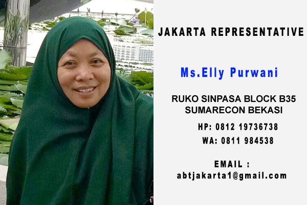 Contact Asia Budget Tours JAKARTA : Ms.Elly Purwani RUKO DUTA BUMI BLOCK D9 No.3 
HARAPAN INDAH - BEKASI HP: HP: 0812 19736738 WA: 0811 984538  Email :abtjakarta1@gmail.com